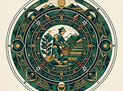 Juan Alarcón — coffee farmer illustration 1