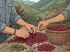 Sookoo — coffee farmer illustration 2