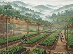 New Ngariama Farmers Cooperative Society — coffee farmer illustration 3