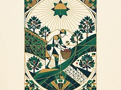 Juan Pablo Ortiz — coffee farmer illustration 1