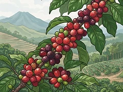 ASUVIM — coffee farm illustration 3