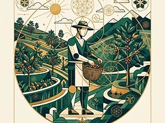 Pompilio Garcia Luna — coffee farmer illustration 1
