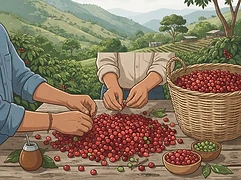 Benjamin Garcia — coffee farmer illustration 2
