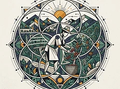 Enrique López — coffee farmer illustration 2