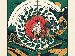 Arley Arboleda — coffee farmer illustration 2