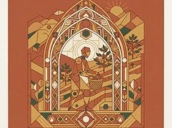 Meselech Tube — coffee farmer illustration 2