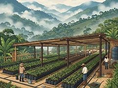 Lasso brothers — coffee farmer illustration 3