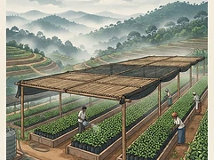 Smallholder farmers of Munyinya Hill — coffee farmer illustration 3