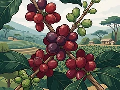 Malaki Estate β coffee farm illustration 3