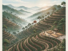 Finca Santa Elena — coffee farm illustration 1