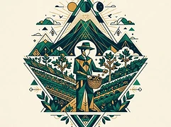 Ricardo Silva — coffee farmer illustration 2