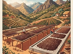 Chirimoyayoc β coffee farm illustration 2
