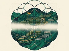 El Bado — coffee farm illustration 2