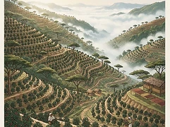 Mulugeta Muntasha's farm — coffee farm illustration 1