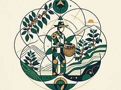 Sebastián Ramírez — coffee farmer illustration 3