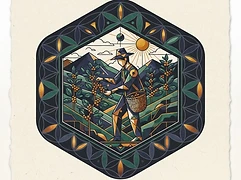 UCANOCH Cooperative — coffee farmer illustration 2