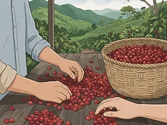 Eugene P. Altieri — coffee farmer illustration 2