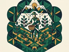 Duber Mejia — coffee farmer illustration 2