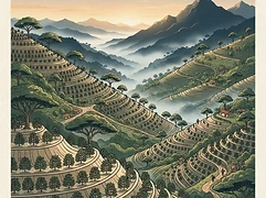 Balceros — coffee farm illustration 1