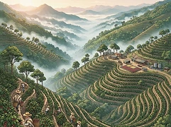 Finca El Jardín — coffee farm illustration 1