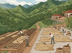 Finca El Credo — coffee farm illustration 2