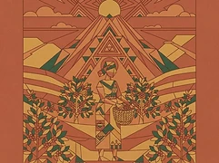 Hingakawa group — coffee farmer illustration 1