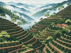 Finca El Credo — coffee farm illustration 1