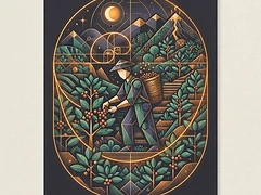 Pérez Family — coffee farmer illustration 2