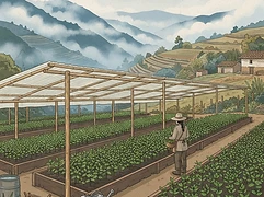 Edid Medina — coffee farmer illustration 3
