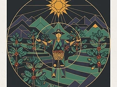 Fredy Perez — coffee farmer illustration 2