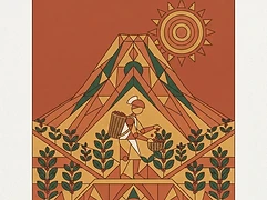 Rachel and Adam Overton — coffee farmer illustration 1