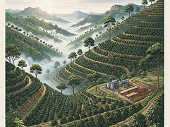 Muriama Estate β coffee farm illustration 1