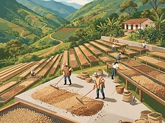 Alto Naranjal — coffee farm illustration 2