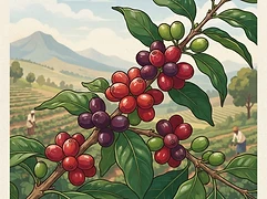Duwancho β coffee farm illustration 3