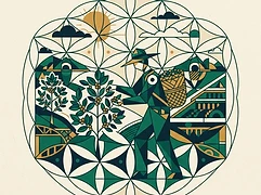 Pedro Santana & Delzute Araujo Mesquita — coffee farmer illustration 3