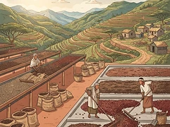 Kebel Aricha mill β coffee farm illustration 2