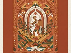 Kivubelt Coffee — coffee farmer illustration 2