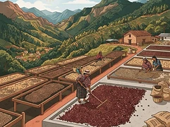 Hunapu β coffee farm illustration 2