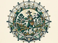 Four farms in the El Batan community — coffee farmer illustration 2