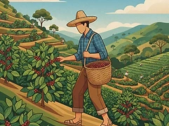 23 next-generation coffee farmers — coffee farmer illustration 1