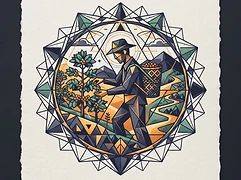 Norman Canales — coffee farmer illustration 3