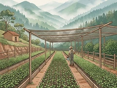 Six farmers — coffee farmer illustration 3