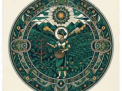 Yesica Moreno — coffee farmer illustration 1