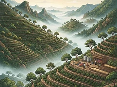 Los Cedros β coffee farm illustration 1