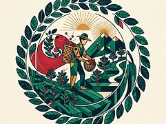 Genezard Perez — coffee farmer illustration 1