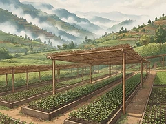 Tofik Nura — coffee farmer illustration 3