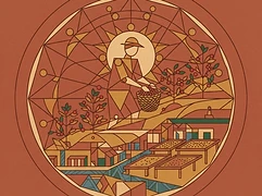 Ninga washing station — coffee farmer illustration 1