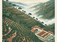 La Loma β coffee farm illustration 1