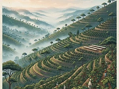 Chilaka Station β coffee farm illustration 1