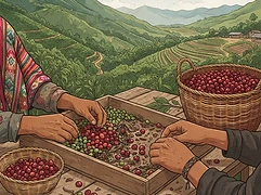 Andres Torre Ore — coffee farmer illustration 2